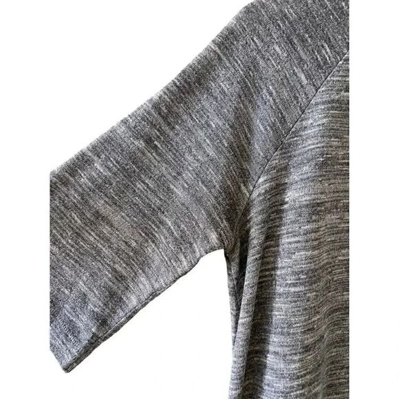 2 for $30 Rag and Bone Gray Heathers Crewneck, 1/3 sleeves Womens Top - Picture 4 of 5